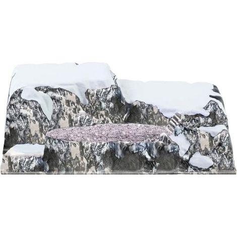 PAESAGGIO FULL COLOUR TRENTINO 58X38CM MYVILLAGE MY47 ACCESSORI PRESEPE NORDICO