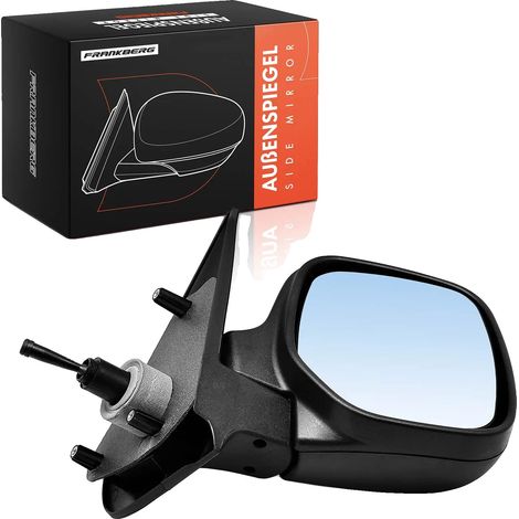Specchietto retrovisore esterno, convesso, di dimensioni standard per garantire la compatibilità, regolabile manualmente, posizione di installazione corretta, adatto per furgoni multiuso. (1/5)
