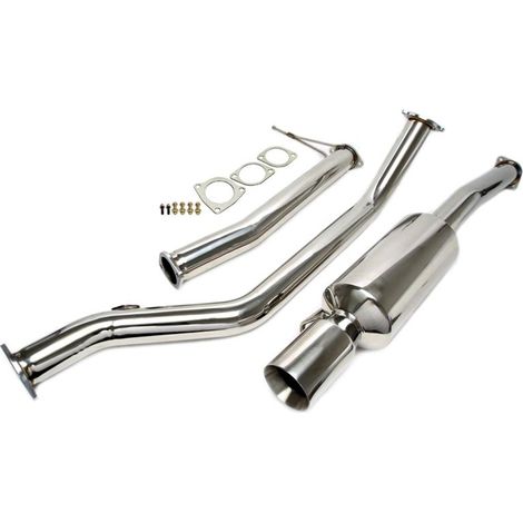 Silencieux Echappement Inox Toyota Supra 4 3.0 Biturbo 1993 a 2002 90mm-39069197