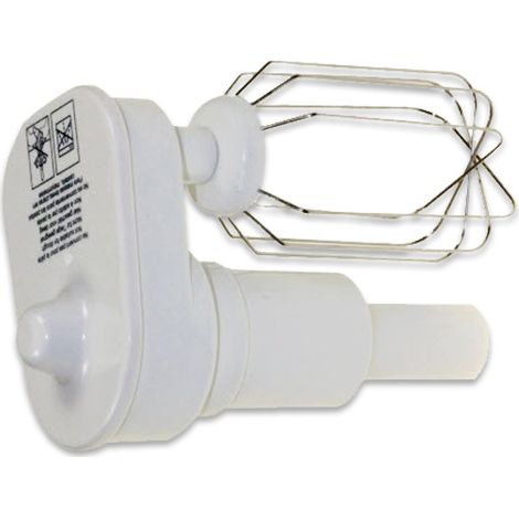 BATTEUR COMPLET BLANC POUR PETIT ELECTROMENAGER MOULINEX - MS-0697388 (1/2)