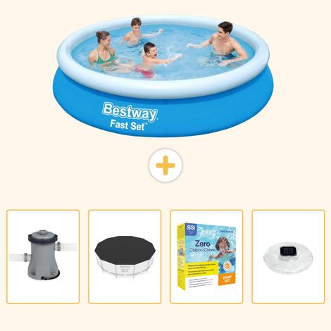 Bestway Bestway Fast Set Ronde - 366x76 cm - 5-pièces S178 (1/5)