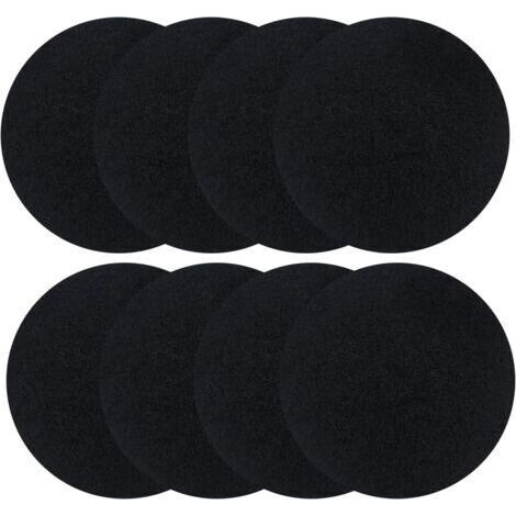 8 Pièces Filtres Compost Ronds, Filtres à Charbon Actif Filtre Anti-Odeur pour Poubelles à Compost Ronds, Convient aux Poubelles Jusqu'à 17 cm
