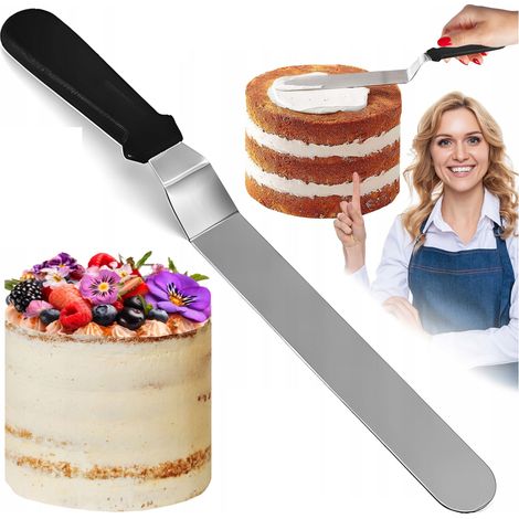 AG611A SPATOLA DA PASTICCERIA PER TORTE, CREME, PASTICCERIA