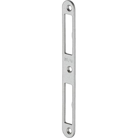 1 Pièce - Gâche - Acier Inoxydable - Plaque De Verrouillage Plate Pour Porte Intérieure Et Jardin - Rénovation Bois Gauche Et Droite - Argenté - 170x20x3cm (1/5)