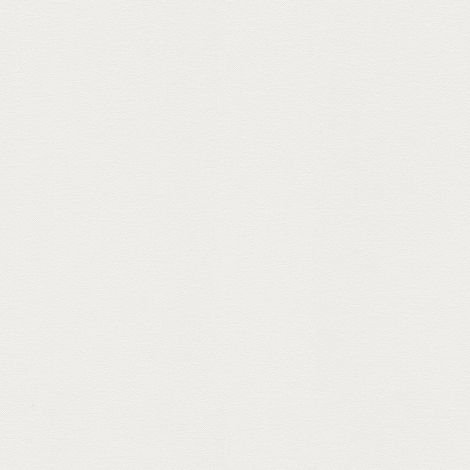 Papier peint monochrome style scandinave | Papier peint intissé uni blanc tendance | Tapisserie moderne blanche idéale salon - 10,05 x 0,53 m (1/5)