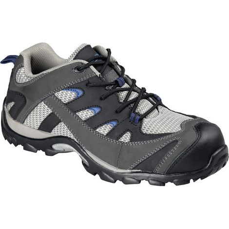 Zapato de seguridad Mauricio talla 39 negro / gris piel / textil S1P HRO EN20345 PROMAT
