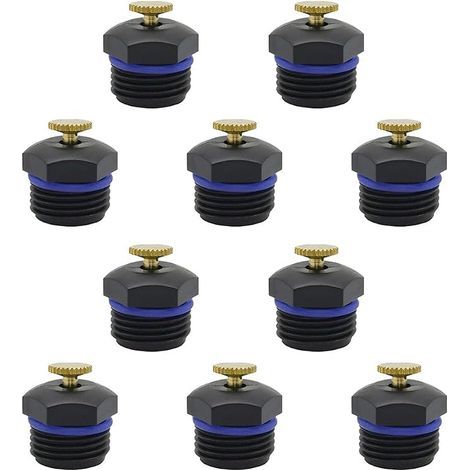 Lot de 10 buses de brumisation réglables pour jardin et pelouse, pulvérisation rotative à 360 degrés, micro-arroseurs pour serre, arrosage agricole par atomisation (1/5)