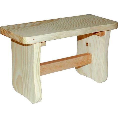 Sgabello In Pino Cm.40X20X22H   1 Pz