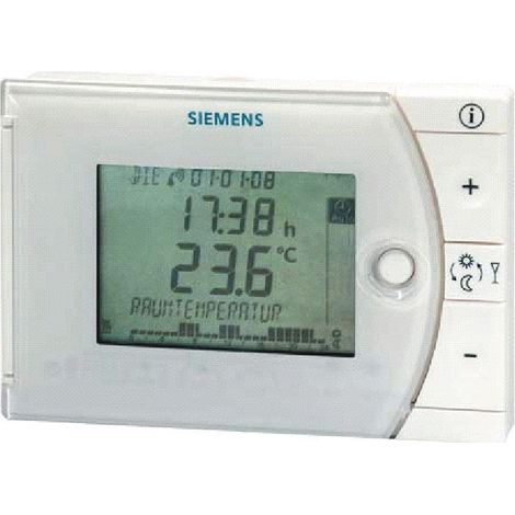 Siemens – Régulateur de température sans fil avec programme hebdomadaire – Écran LCD – Régulation PID – Protection hors-gel et surchauffe