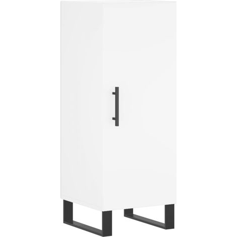 Credenza buffet cassettiera mobile contenitore organizer cucina soggiorno soggiorno 34,5 x 34 x 90 cm derivati del legno bianco 020030265