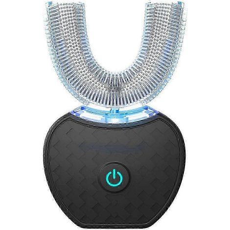 Brosse à dents électrique blanchissante, U-Shape 360° nettoyage complet de la bouche, rechargeable soin bucco-dentaire (1/5)