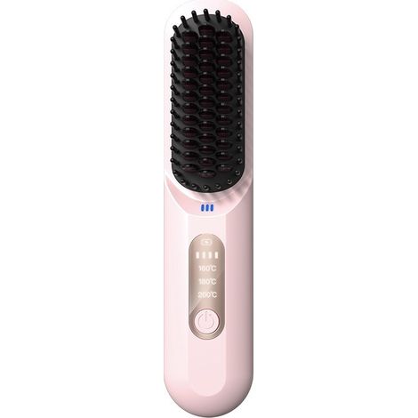 Brosse Lissante Ionique Sans Fil Portable pour la Maison (1/4)