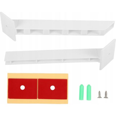Set Estante Esquina Caravana Baño Barra ABS Ajustable (1/4)