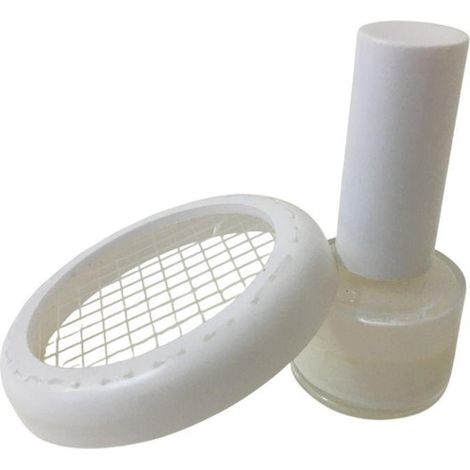 Marca regine – 1 flacone di colore con retina fermaregina bianco 4cc