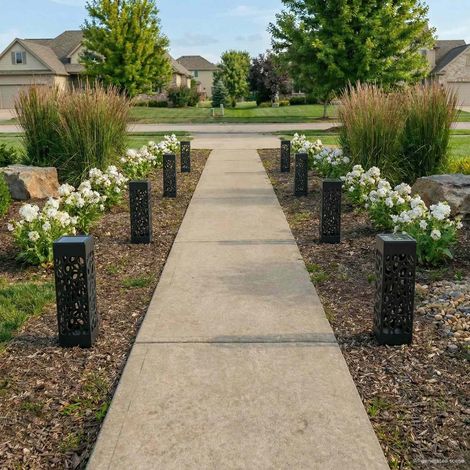 vidaXL Outdoor Solar Lights with Ground Spike 8 pcs Warm White 29 cm (1/5)