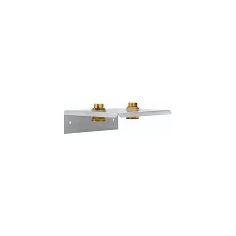 Support de compteur de gaz g-4 en acier inoxydable avec raccord 7/8 Dimensions : 110 mm