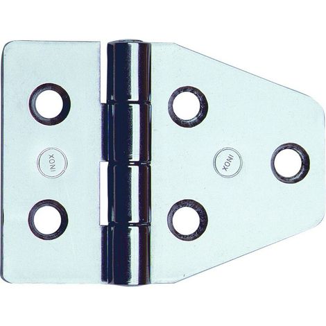 Charnière nautique en acier inoxydable art.852in mm.40hx55 goupille fixe 12 pcs. - Salle de repos (1/3)
