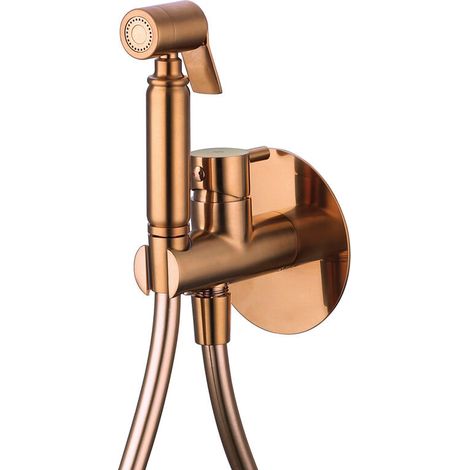 Armatur Serie Round für Unterputz-Bidet kupfer (1/5)