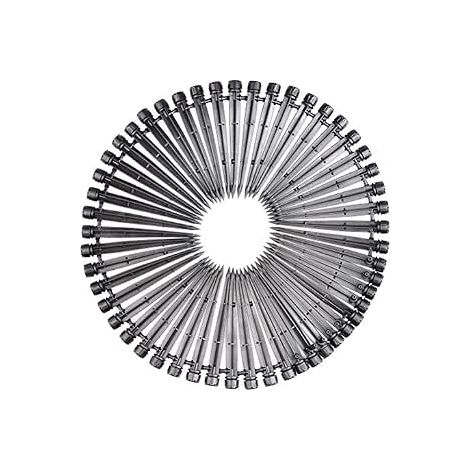 50 pièces Système d'arrosage de Jardin par Irrigation Goutte à Goutte – Parfait pour Tuyau de 4/7 mm 360 Degrés Kit d'irrigation Goutte à Goutte Réglable pour Jardin/Serre/Parterre de Fleurs (1/5)