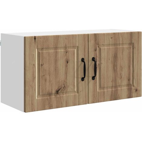 Maison Exclusive - Armadietto a muro PORTO Rovere artigianale 80 x 31 x 40 cm