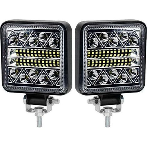 Faro da lavoro a LED da 102 W, 15000 lumen, luci di retromarcia a LED, 12 V, proiettori per fari a LED per auto, trattori, barche, camion 12-24 V. (1/4)
