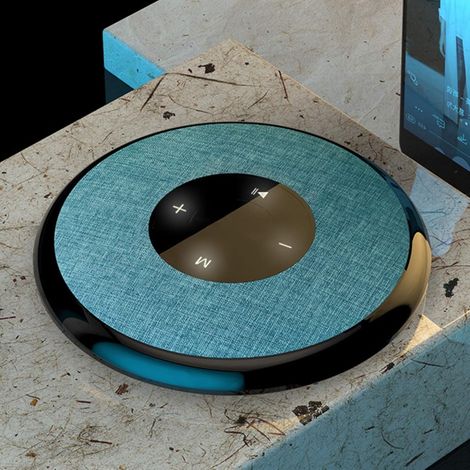 Enceinte Bluetooth sans fil, idéale pour la douche et les voyages, avec caisson de basses, microphone intégré, S (1/3)