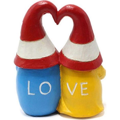 Sculptures en résine représentant un couple de personnes âgées élégantes, gnomes de la Saint-Valentin, décoration raffinée (1/4)