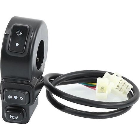 Ensemble de 3 boutons de signalisation (klaxon, clignotants, feux) pour scooter et vélo électrique ABS (1/4)