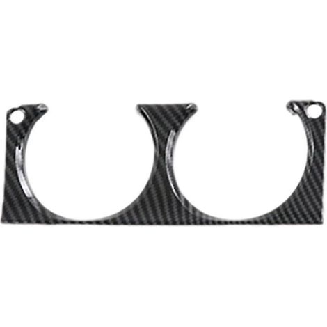 Autocollants décoratifs en fibre de carbone pour porte-gobelet de console centrale avant de voiture Sienna 2021-- (1/5)