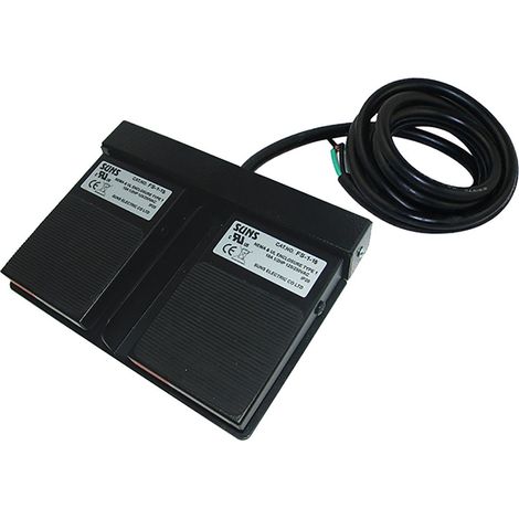 Interrupteur à pédale à actionnement Momentané, Bipolaire à une direction (2NO) 15 A 250V IP20, IP68 ( Prix pour 1 )