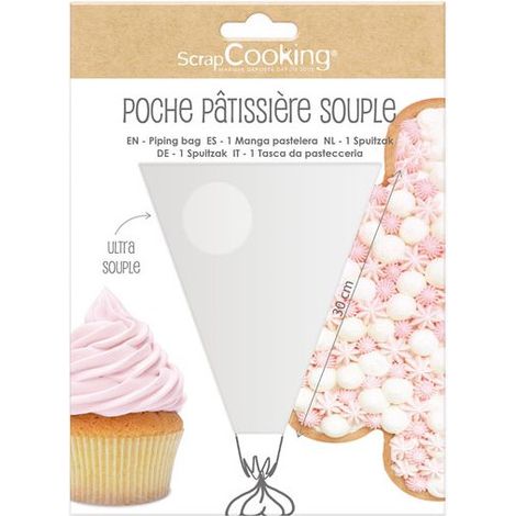 Poche à douille réutilisable 35cm - Scrapcooking (1/3)