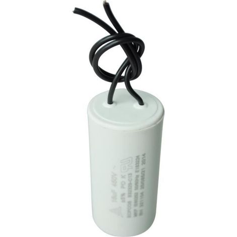 CBB60 AC 450V 16uF Polypropylene Film Recouvert Course Moteur Condensateur Blanc 0-1731 (1/4)