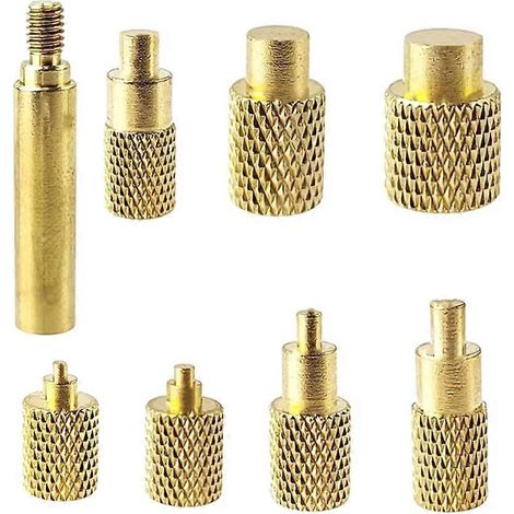 Kit d'insertion d'écrous chauffants en laiton pour impression 3D, tête filetée M2-M8, embouts pour fer à souder 936 T65 T85 HS01 Sh72 (1/5)