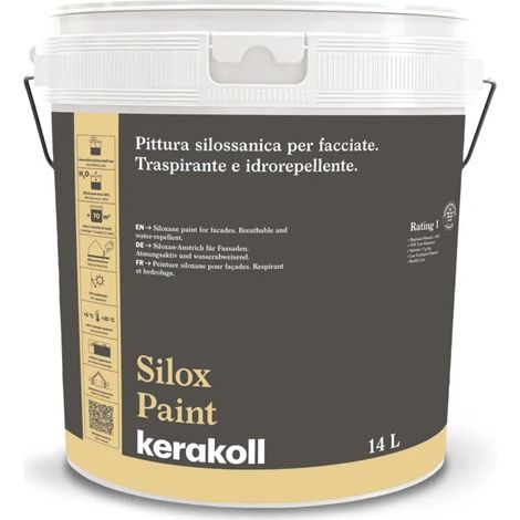 Kerakoll SILOX PAINT pittura silossanica protezione facciate 14 LT