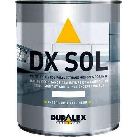 Peinture DURALEX DX Sol trafic intensif PRO Satin 1L Nuancier sol: IVOIRE RAL 1015 - Conditionnement: 1 Litre - Finition: Satin (1/2)