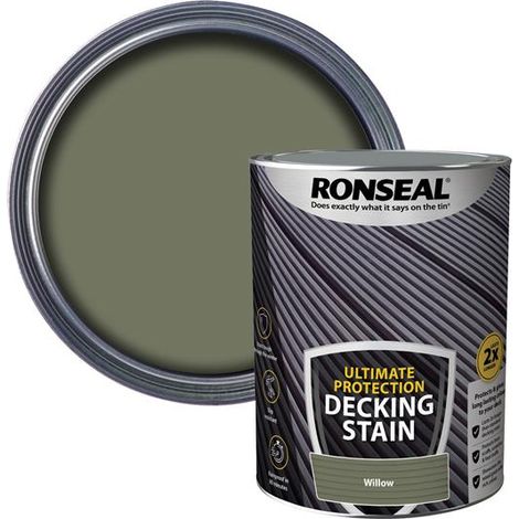 Ronseal Ultimate Protection Decking Stain Willow 5 litre