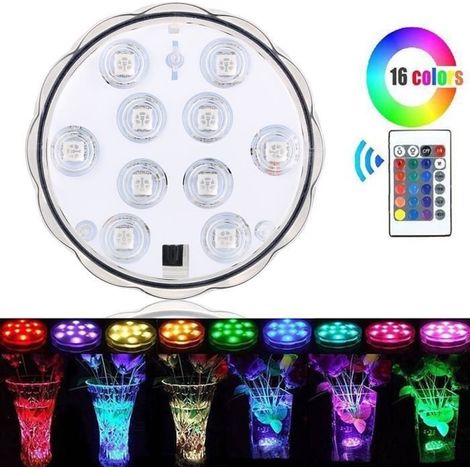 Projecteur LED pour piscine et spa, projecteur de piscine étanche avec télécommande-AquaForge (1/4)