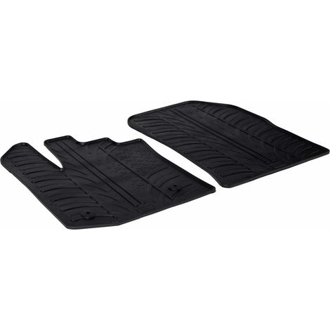 Set tappeti su misura in gomma - compatibile per Dacia Dokker Van (11/1207/21) - Renault Express (06/21)