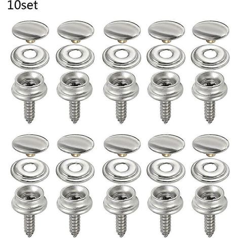Outils de fixation par pression pour bâche de tente, bateau, yacht, marine, etc. (1/5)