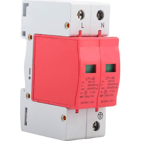 Dispositif de Protection Contre Les surtensions Parasurtenseur Parafoudre Basse Tension avec Protection téléphone pour Installation résidentielle (1/5)
