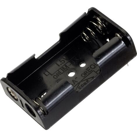 TRU COMPONENTS BH-321-1P Batteriehalter 2x Mignon (AA) Kontaktpole (1/3)