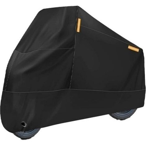 Housse De Moto - 245x105x125 Cm - Tissu Oxford 210D Imperméable Et Résistant Aux Uv - Pour Extérieur - 1 Pièce (1/5)