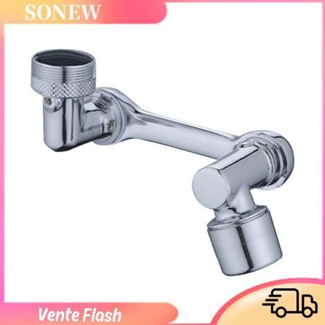 Rallonge De Robinet - Pivot 1080 Degres - Pour Cuisine Salle De Bain Lavabo - En Laiton - 1 Piece (1/5)