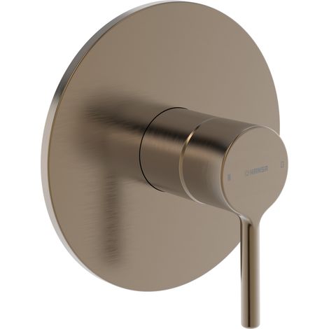 HANSA HA Mezclador monomando Conjunto embellecedor para una salida - HANSAVANTIS 8261 Embellecedor redondo Bronce, 8261902781