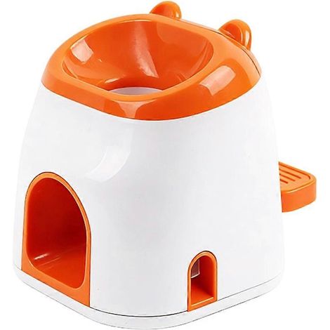 Lanceur de balles de tennis 2 en 1 pour chien, distributeur de friandises, jouet interactif à ressort avec rangement pour les friandises, stimulation mentale (1/5)