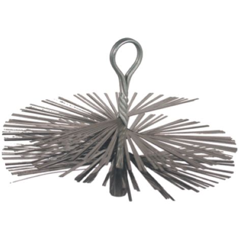 Asseyez-vous brosse ronde pour cheminA es en acier 200 mm 20 cm connexion mA le 12