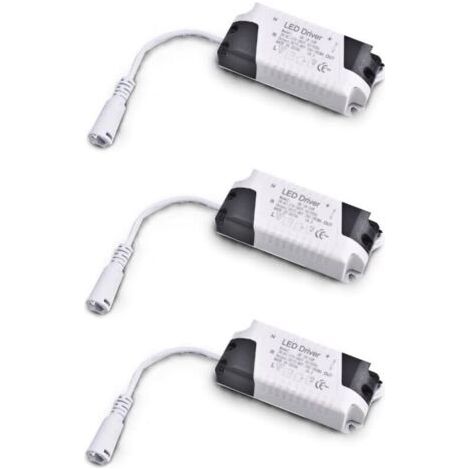 Pack x3 Transformateur Driver 18W-24W DC, entrée multi-tension 85-265V Ac 50/60Hz, sortie 36-72 Vdc 240-260 mA. Valable pour remplacer les downlights et autres équipements LED (1/4)
