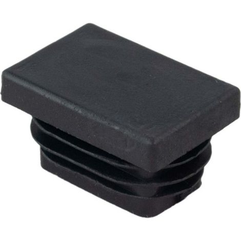 Dalsys Abdeckkappe, Schutzkappe für Montageschiene 38/40 Schwarz 50 Stück, zur Anwendung an einer Installationsschiene, optimaler Kantenschutz