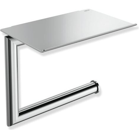 HEWI 162.21.11040 Porte-papier toilette avec tablette (1/3)