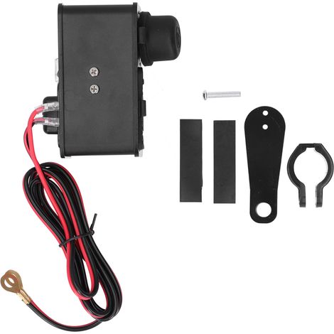 Chargeur rapide USB double QC 3.0 5V/3A pour moto, allume-cigare étanche pour téléphone portable et GPS (1/5)